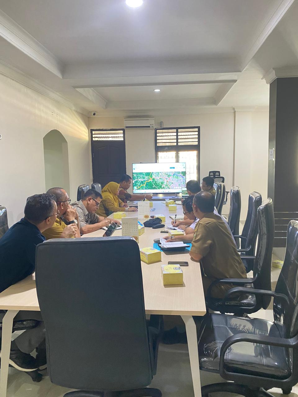Rapat Rencana Pembangunan Jalan Khusus Batubara antara Pemerintah Provinsi dan Dinas terkait 